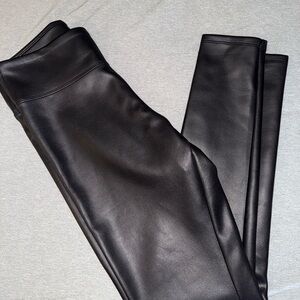 Express Black Faux Leather Pants
